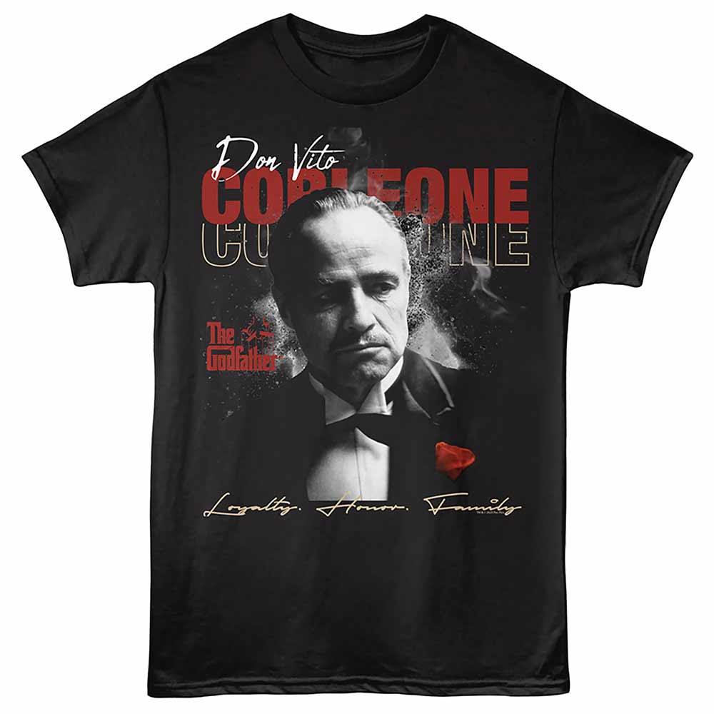 Loyalty Honor Family The Godfather t-shirt in black