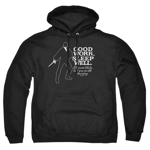 The Princess Bride Good Work Black Pullover Hoodie