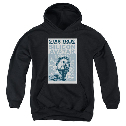 Star Trek Silicon Avatar Black Youth Hoodie