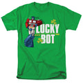 Transformers ST. Patrick's Day Optimus Prime Lucky Bot T-Shirt
