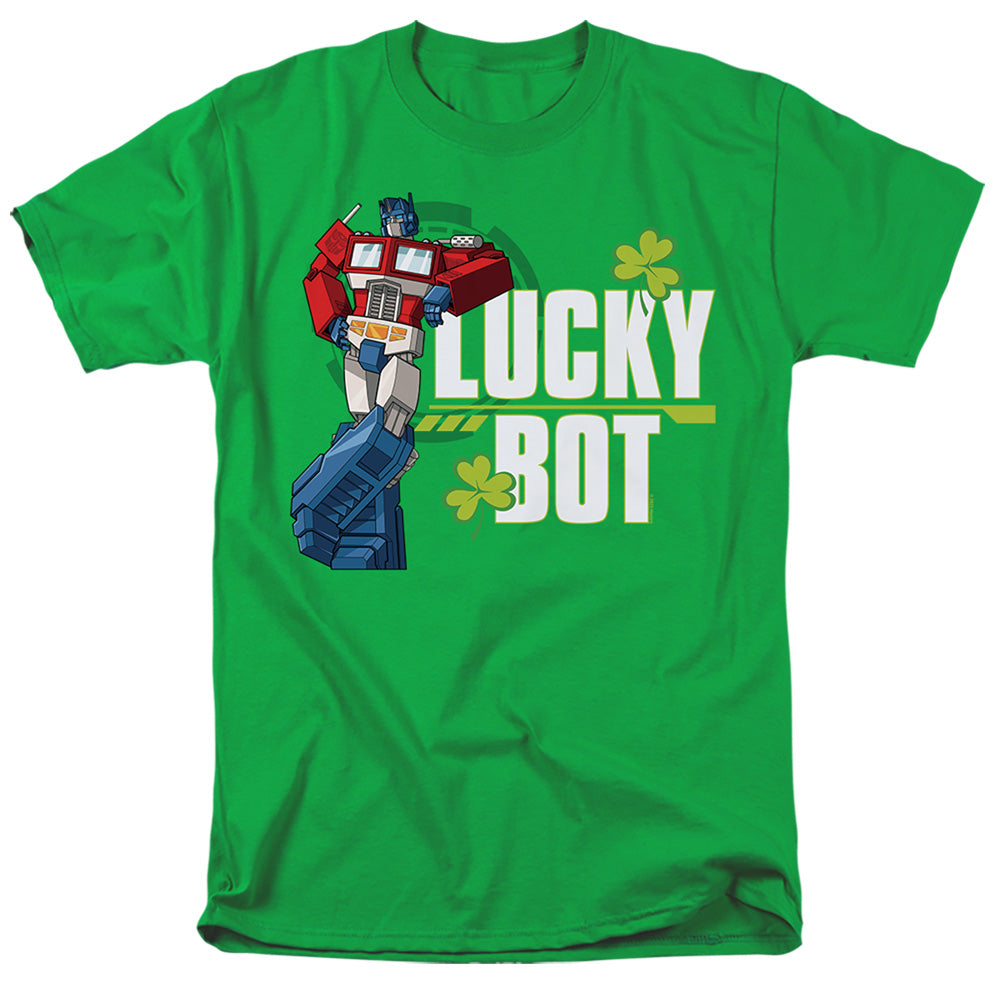 Transformers ST. Patrick's Day Optimus Prime Lucky Bot T-Shirt