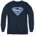 Superman Cyber Shield Youth Long Sleeve T-Shirt