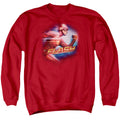 The Flash Fastest Man Red Crewneck Sweatshirt