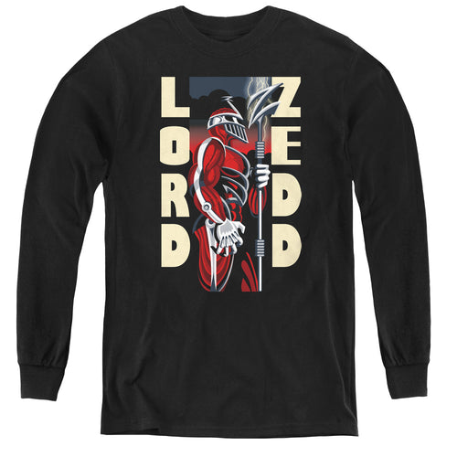 Mighty Morphin Power Rangers Zedd Deco Youth Long Sleeve T-Shirt