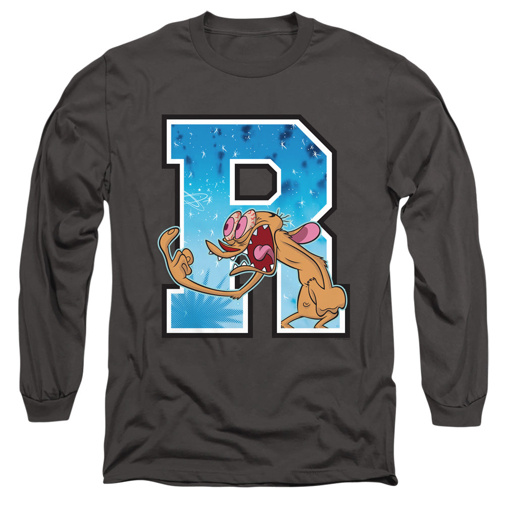 Ren and Stimpy R Is for Ren Long Sleeve T-Shirt