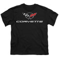 Chevy Corvette Modern Emblem Youth/Toddler T-Shirt
