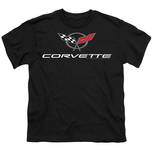 Chevy Corvette Modern Emblem Youth/Toddler T-Shirt