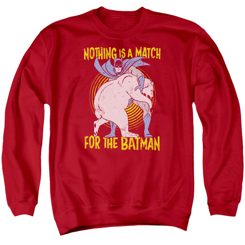 Batman Bear Wrastling Crewneck Sweatshirt