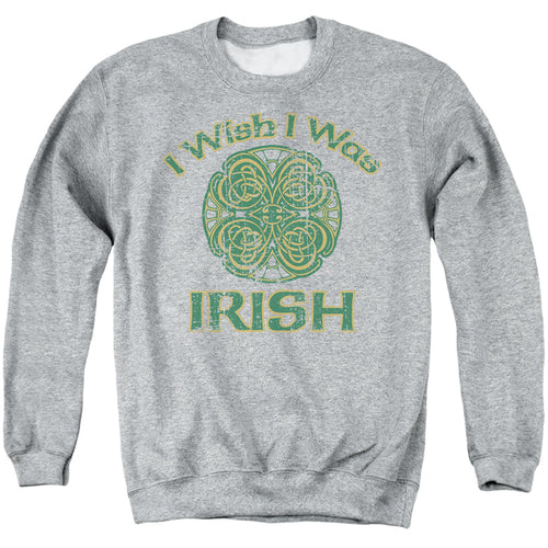 St Patrick's Day I Wish I Was Irish Crewneck Sweatshirt