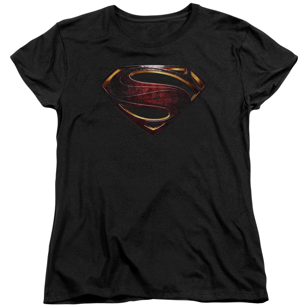 Justice League Superman Logo Womens T-Shirt