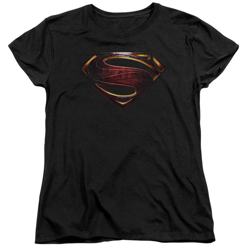 Justice League Superman Logo Womens T-Shirt