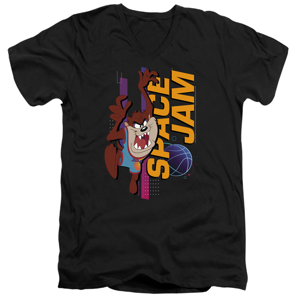 Space Jam Taz Standing V-Neck T-Shirt