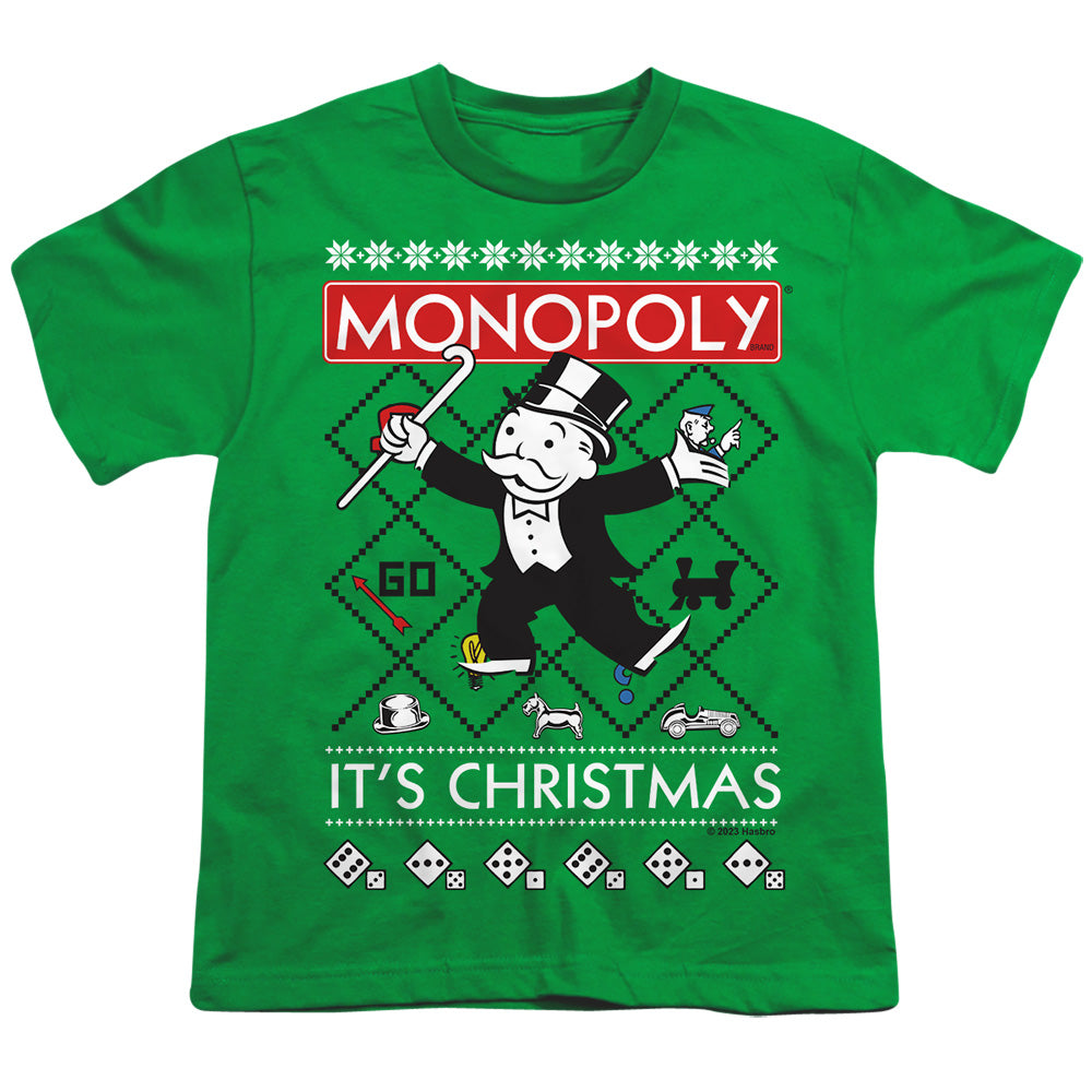 Monopoly It's Christmas Ugly Christmas Youth/Toddler T-Shirt