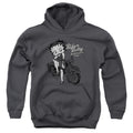 Betty Boop Biker Betty Motorcycle Club Youth Hoodie