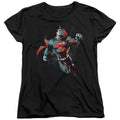 Superman Up in the Sky Womens T-Shirt