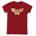Wonder Woman 1984 Golden Logo Womens T-Shirt