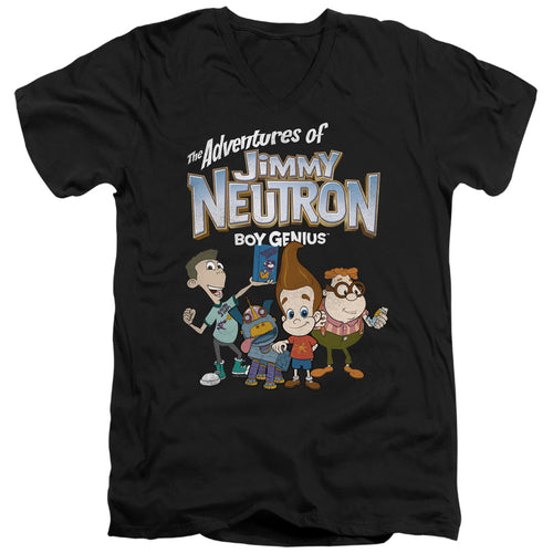 Jimmy Neutron Group V-Neck T-Shirt