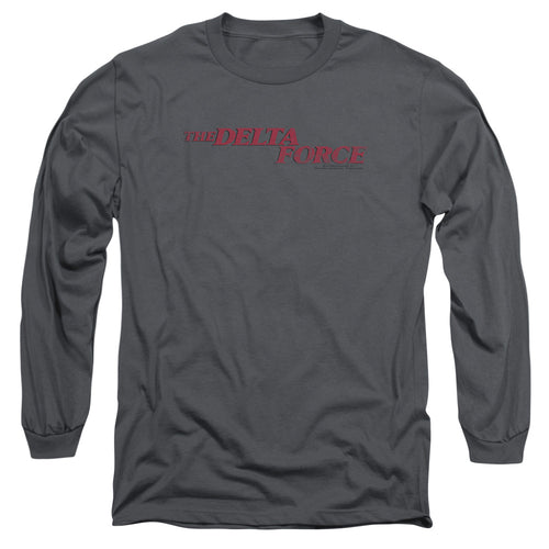 The Delta Force Distressed Logo Long Sleeve T-Shirt