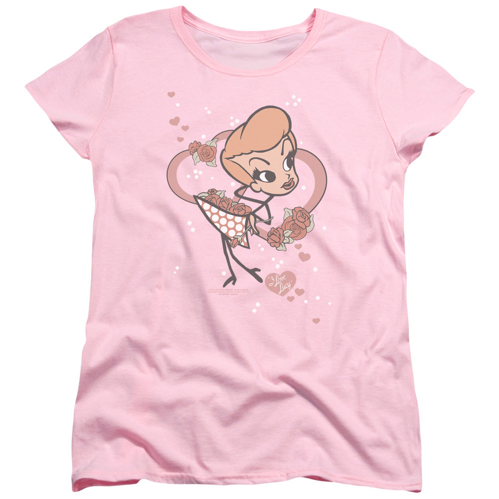 I Love Lucy Fun Girl Womens T-Shirt