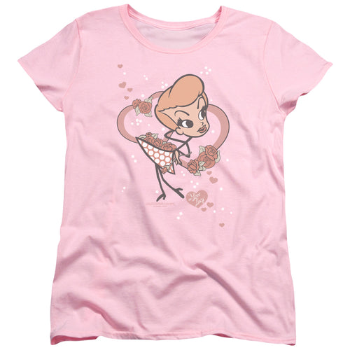 I Love Lucy Fun Girl Womens T-Shirt