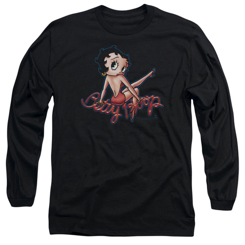 Betty Boop Bettys Back Long Sleeve T-Shirt