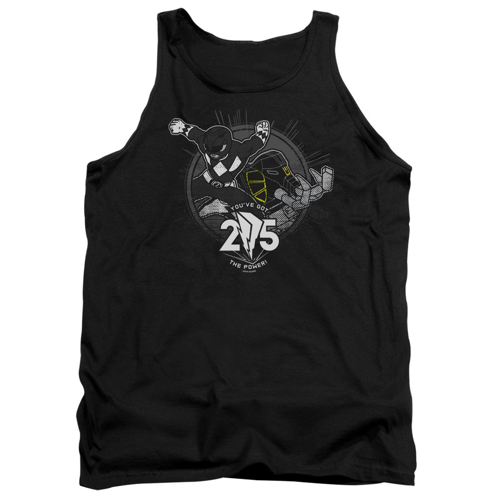 Mighty Morphin Power Rangers Black 25 Tank Top
