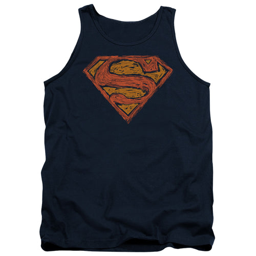 Superman Messy S Tank Top