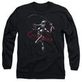 Batman Kitten With A Whip Long Sleeve T-Shirt