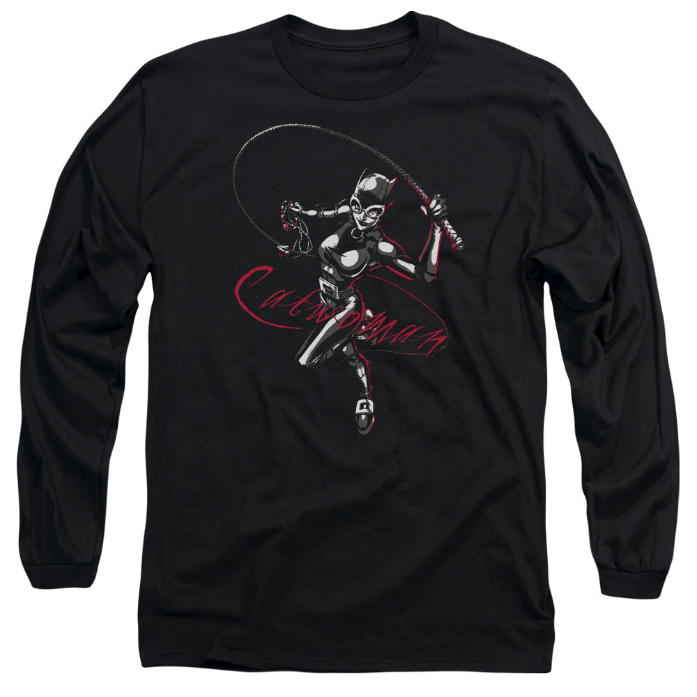 Batman Kitten With A Whip Long Sleeve T-Shirt