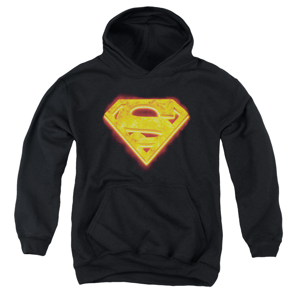 Superman Hot Steel Shield Youth Hoodie