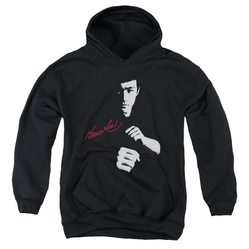 Bruce Lee The Dragon Awaits Youth Hoodie