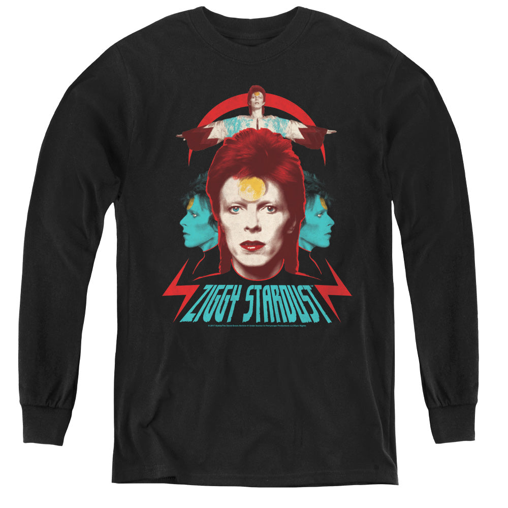 David Bowie Ziggy Heads Youth Long Sleeve T-Shirt
