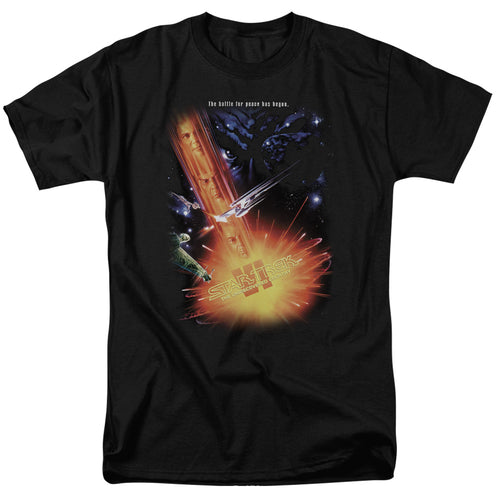 Star Trek The Wrath of Khan Battle Poster T-Shirt