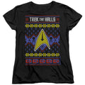 Star Trek Trek the Halls Womens T-Shirt