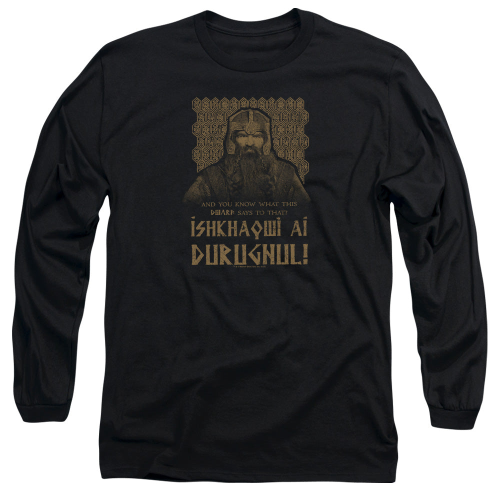 Lord of the Rings Ishkhaqwi Durugnul Long Sleeve T-Shirt