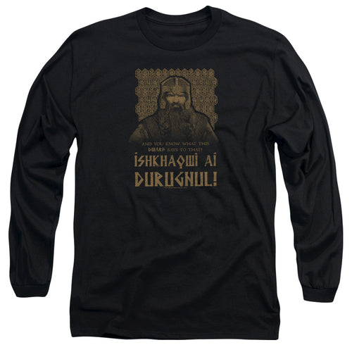Lord of the Rings Ishkhaqwi Durugnul Long Sleeve T-Shirt