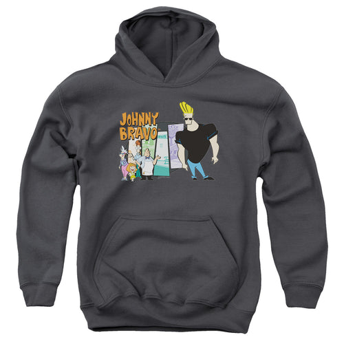 Johnny Bravo Johnny & Friends Youth Hoodie