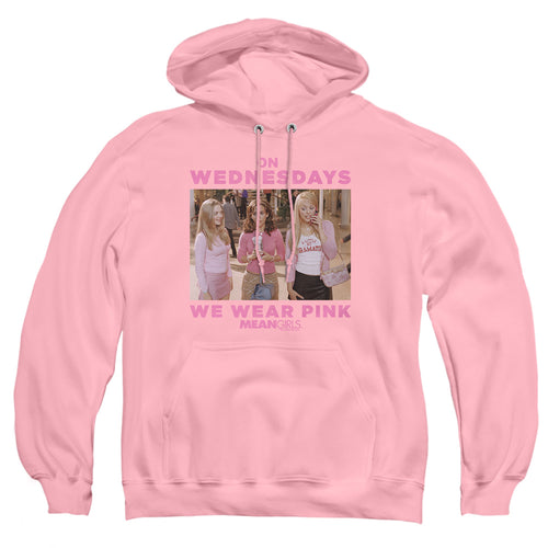 Mean Girls On Wednesdays We Wear Pink Pullover Hoodie