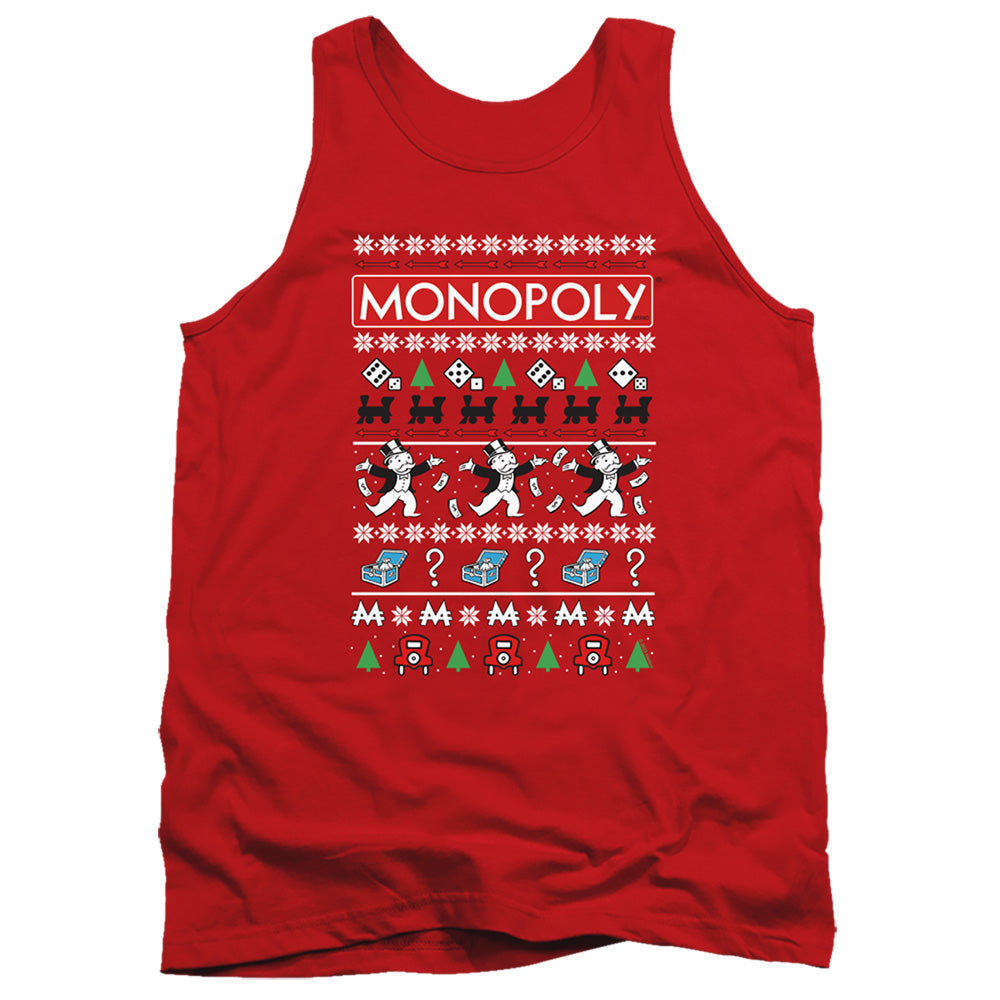 Monopoly Icons Ugly Christmas Tank Top