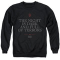 Game of Thrones Night Is Dark Crewneck Sweatshirt