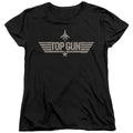 Top Gun Monotone Logo Womens T-Shirt