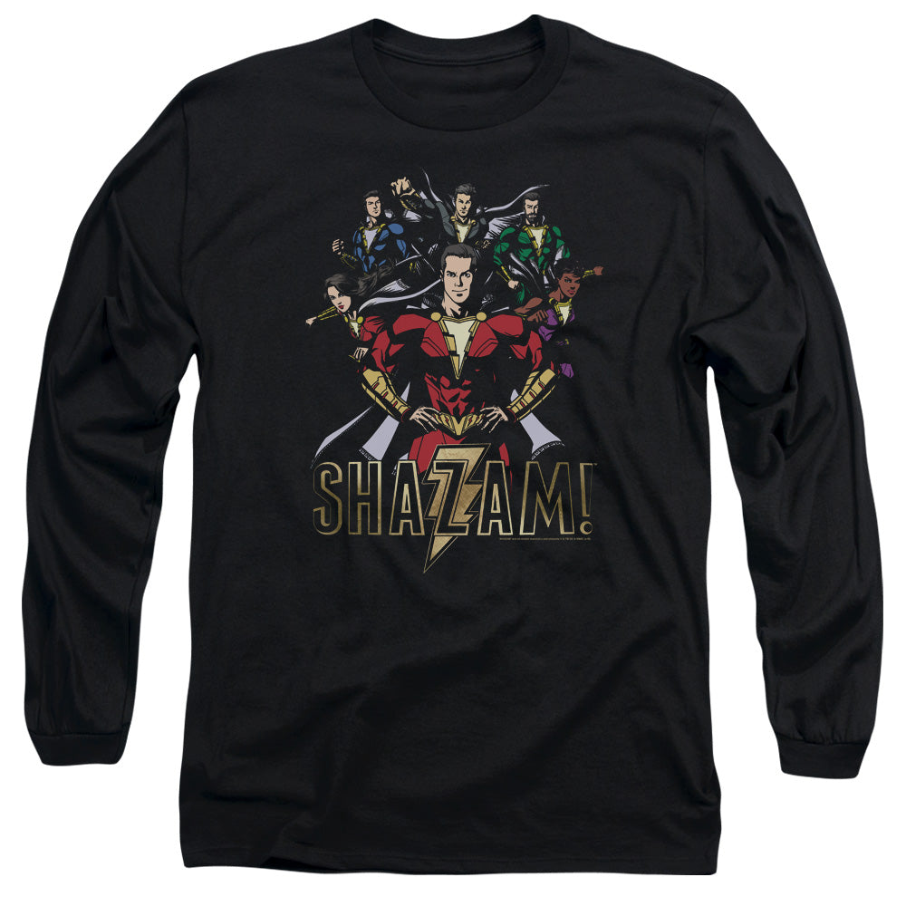 Shazam! Group of Heroes Long Sleeve T-Shirt