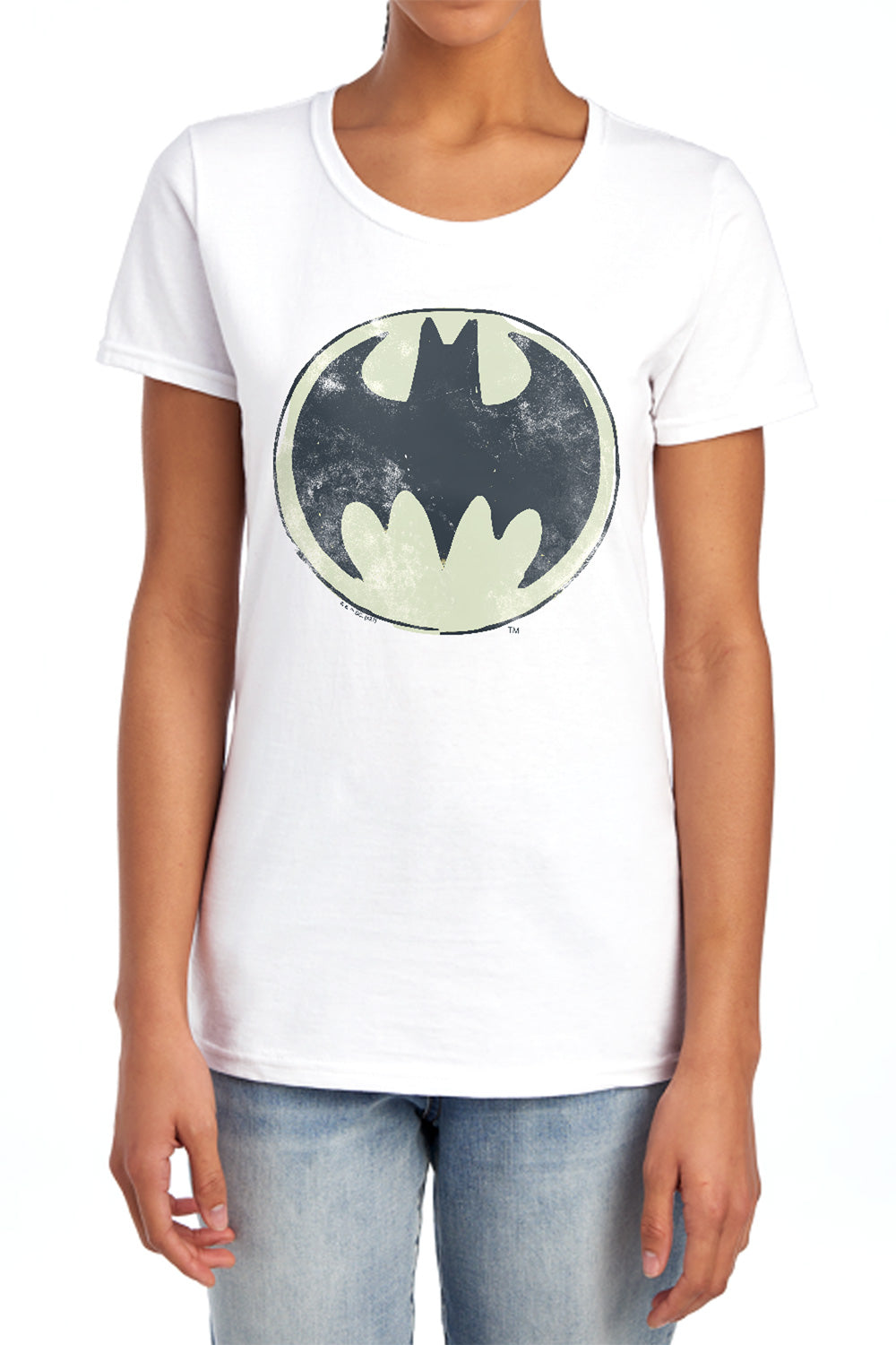 Batman Old Time Logo Womens T-Shirt