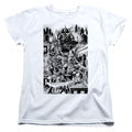 Teenage Mutant Ninja Turtles Take Down Shredder Womens T-Shirt