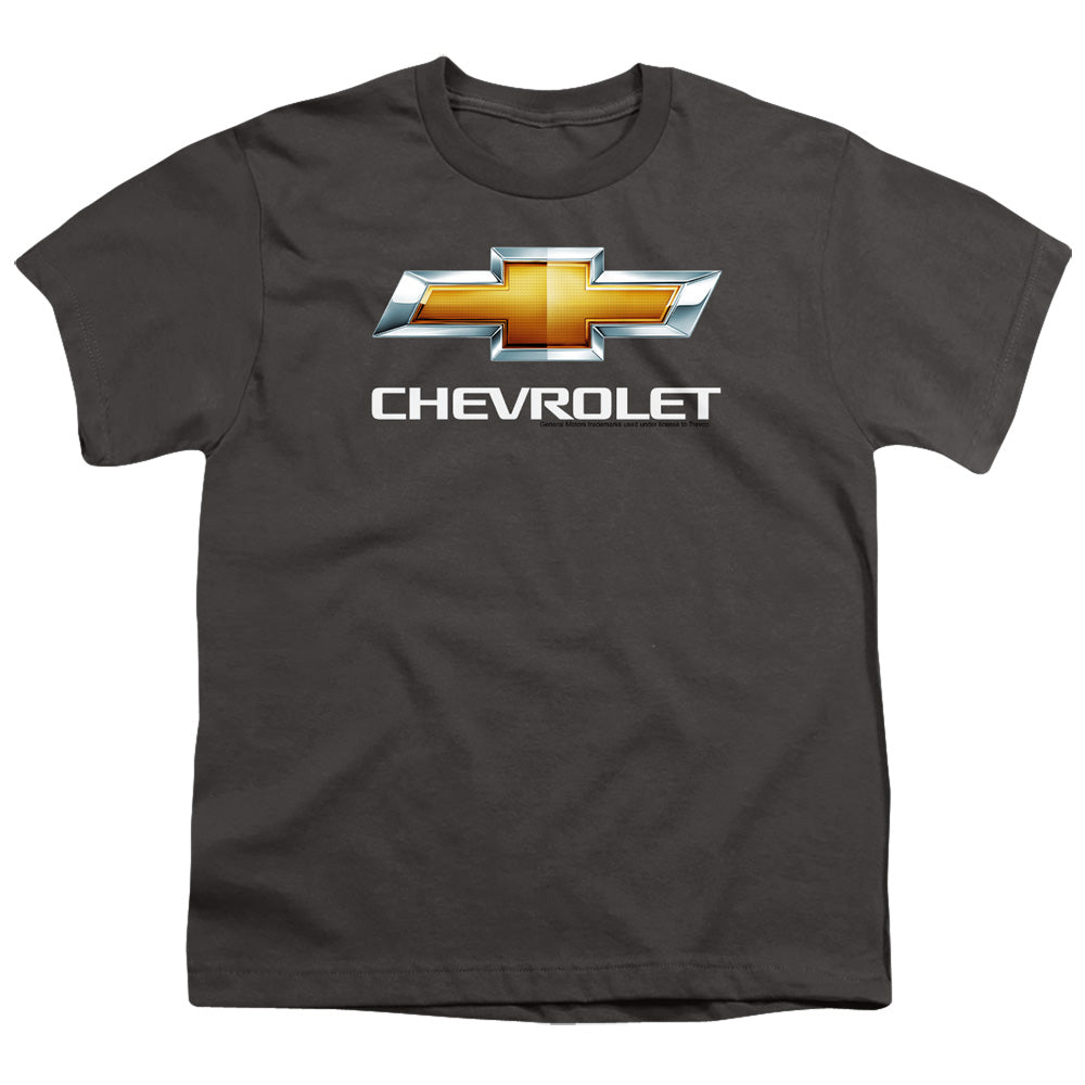 Chevy Bowtie Stacked Charcoal Youth/Toddler T-Shirt