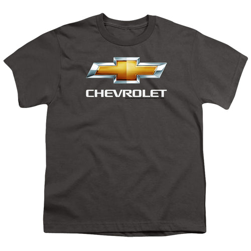 Chevy Bowtie Stacked Charcoal Youth/Toddler T-Shirt