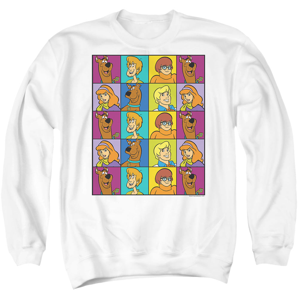 Scooby-Doo Meddling Squares Crewneck Sweatshirt