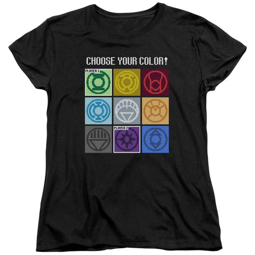 DC Comics Choose Your Color Womens T-Shirt