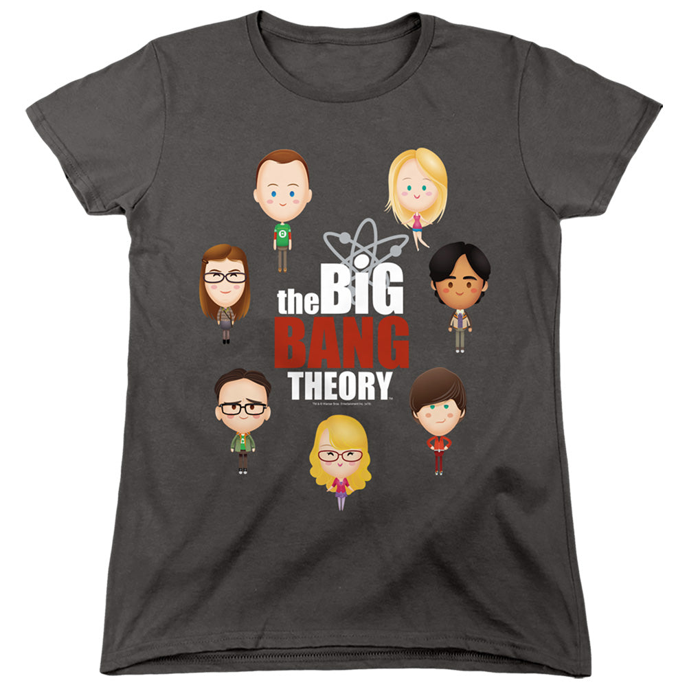 Big Bang Theory Emojis Womens T-Shirt