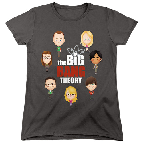 Big Bang Theory Emojis Womens T-Shirt